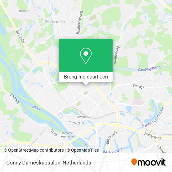 Conny Dameskapsalon kaart