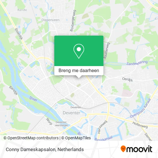 Conny Dameskapsalon kaart