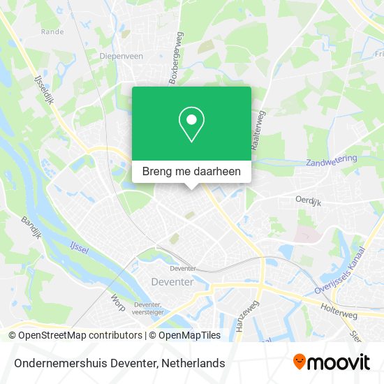 Ondernemershuis Deventer kaart