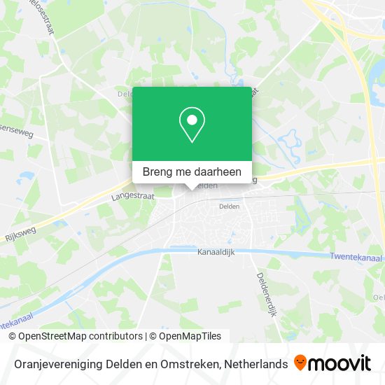 Oranjevereniging Delden en Omstreken kaart