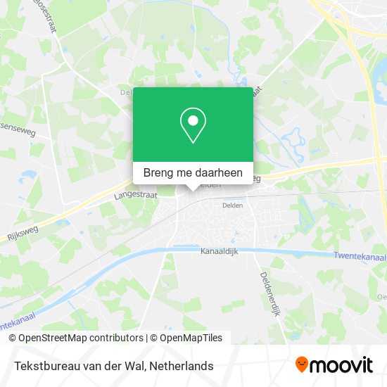 Tekstbureau van der Wal kaart