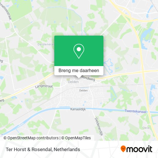 Ter Horst & Rosendal kaart