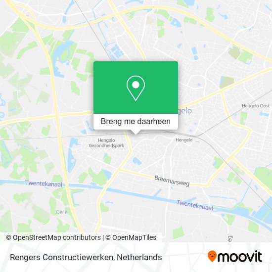 Rengers Constructiewerken kaart