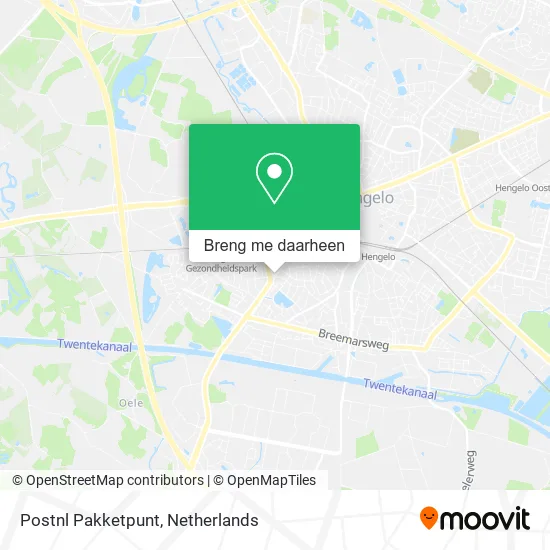 Postnl Pakketpunt kaart