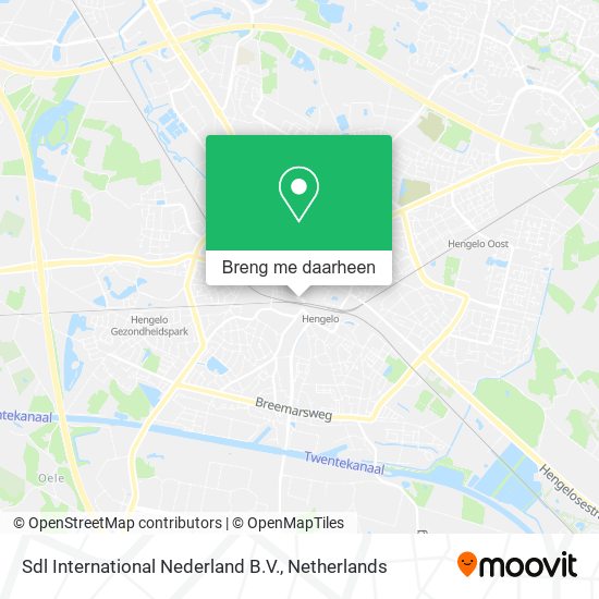 Sdl International Nederland B.V. kaart