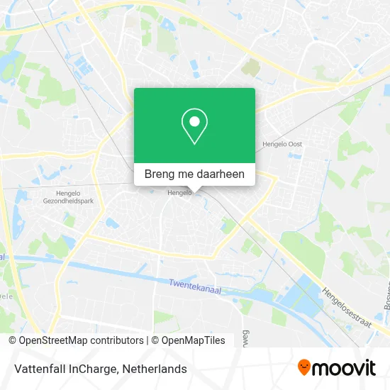 Vattenfall InCharge kaart