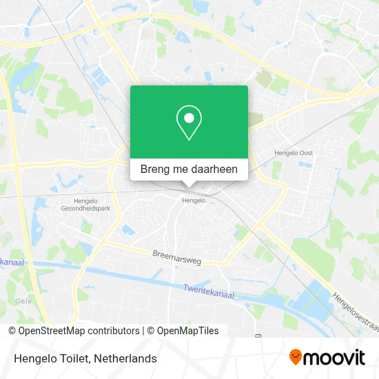 Hengelo Toilet kaart
