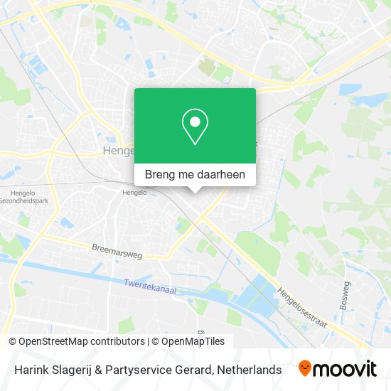 Harink Slagerij & Partyservice Gerard kaart