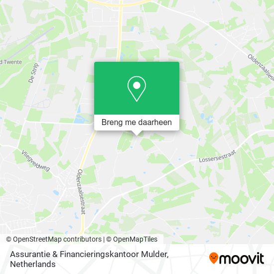 Assurantie & Financieringskantoor Mulder kaart