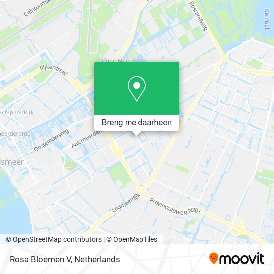 Rosa Bloemen V kaart