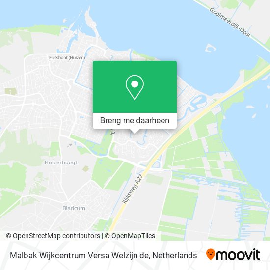 Malbak Wijkcentrum Versa Welzijn de kaart