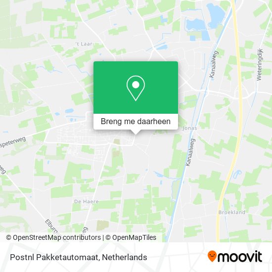 Postnl Pakketautomaat kaart