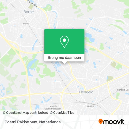 Postnl Pakketpunt kaart