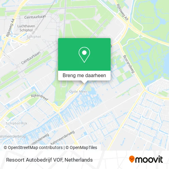 Resoort Autobedrijf VOF kaart