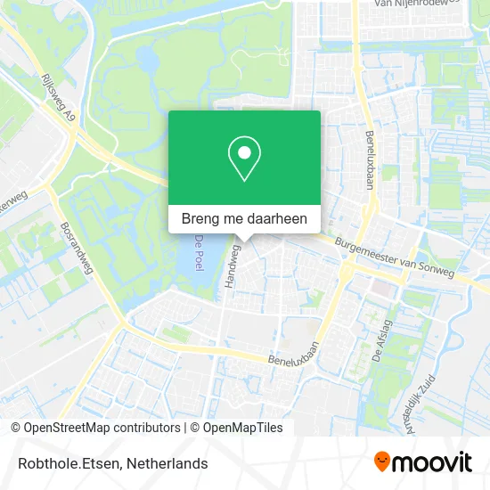 Robthole.Etsen kaart