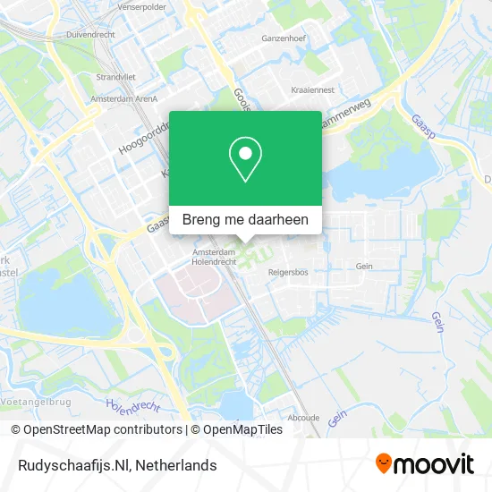 Rudyschaafijs.Nl kaart