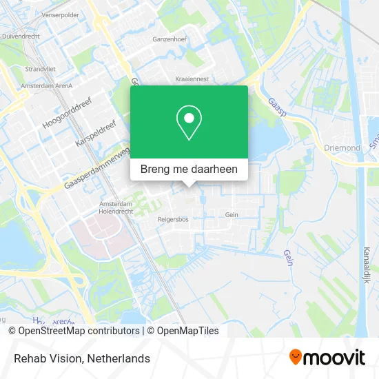 Rehab Vision kaart