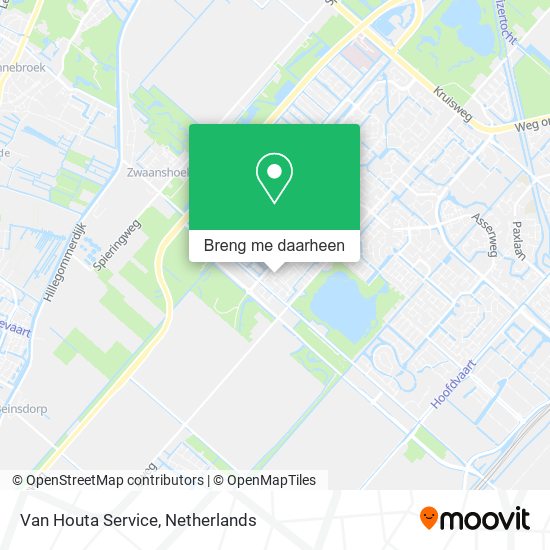 Van Houta Service kaart