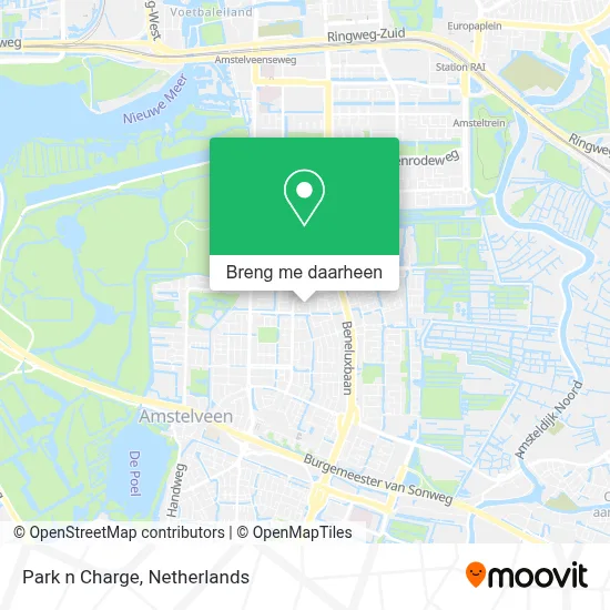 Park n Charge kaart