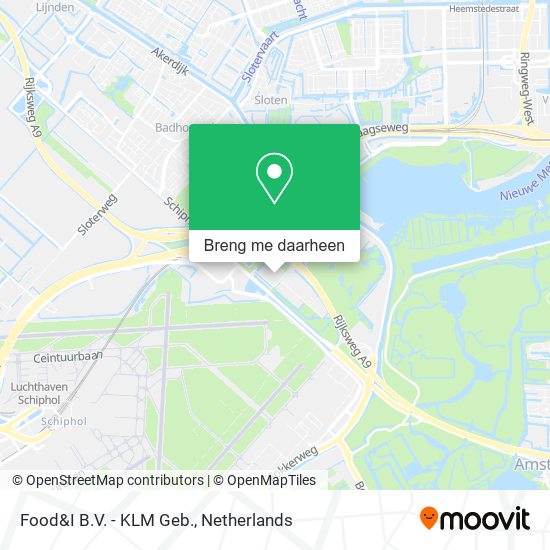 Food&I B.V. - KLM Geb. kaart
