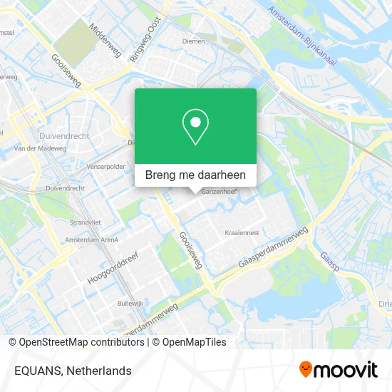 EQUANS kaart