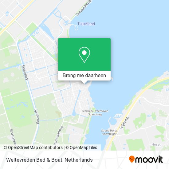 Weltevreden Bed & Boat kaart