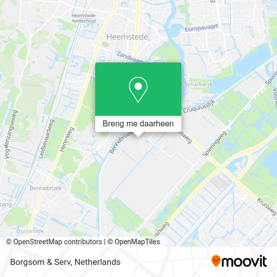 Borgsom & Serv kaart