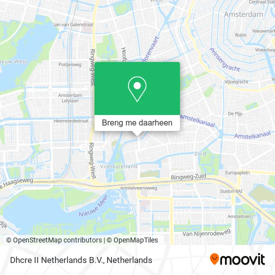 Dhcre II Netherlands B.V. kaart