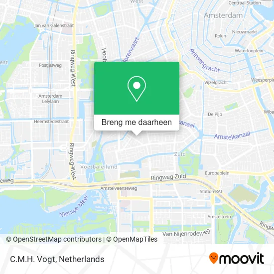 C.M.H. Vogt kaart
