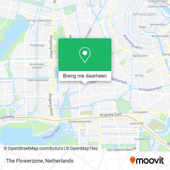 The Flowerzone kaart