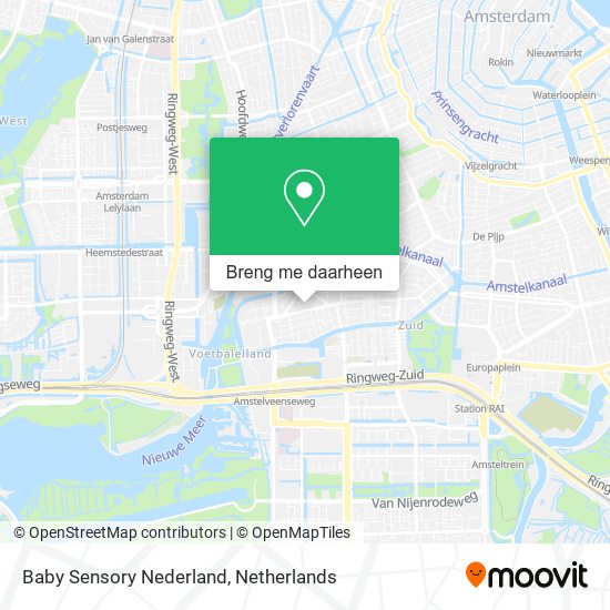 Baby Sensory Nederland kaart