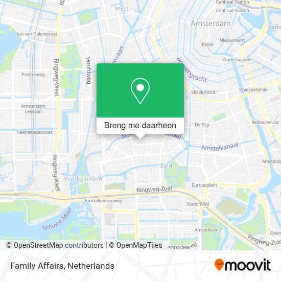 Family Affairs kaart