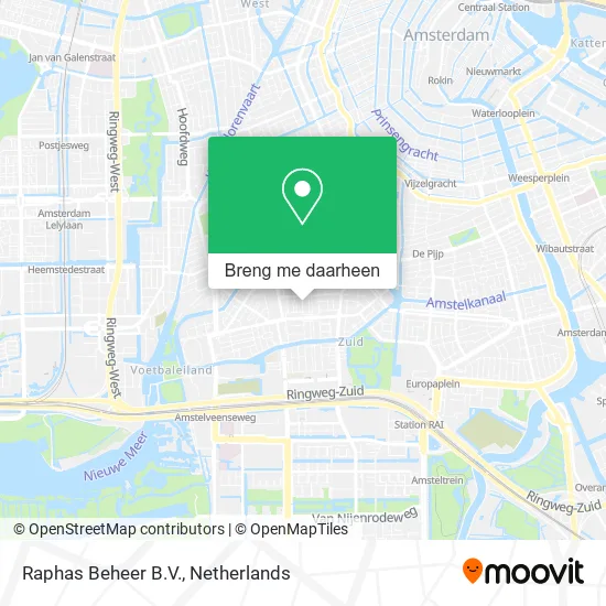 Raphas Beheer B.V. kaart