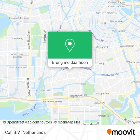 Cafi B.V. kaart