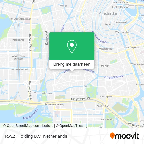 R.A.Z. Holding B.V. kaart