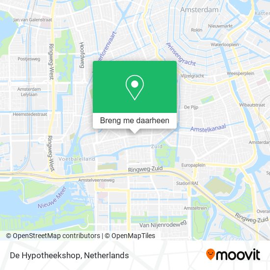 De Hypotheekshop kaart