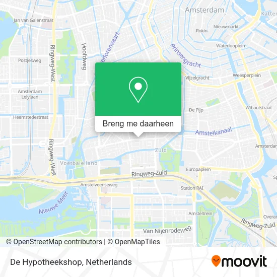 De Hypotheekshop kaart