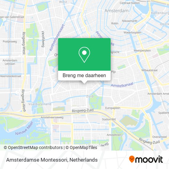 Amsterdamse Montessori kaart