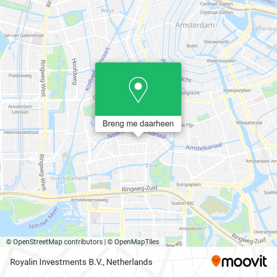 Royalin Investments B.V. kaart