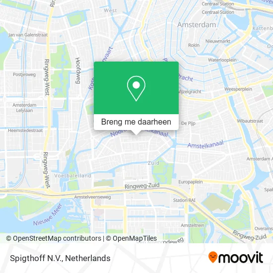 Spigthoff N.V. kaart