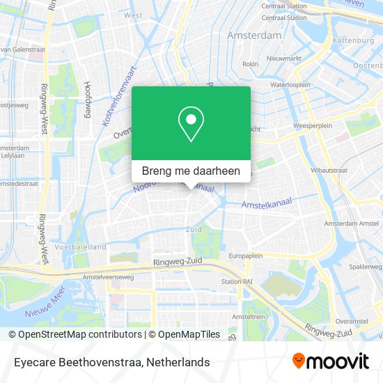 Eyecare Beethovenstraa kaart