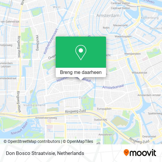 Don Bosco Straatvisie kaart