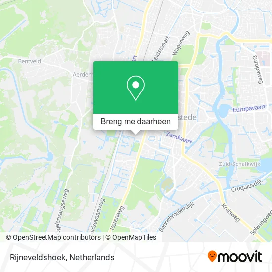 Rijneveldshoek kaart