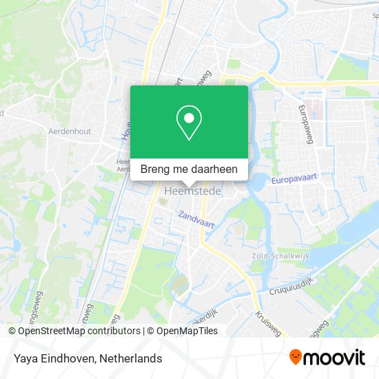 Yaya Eindhoven kaart