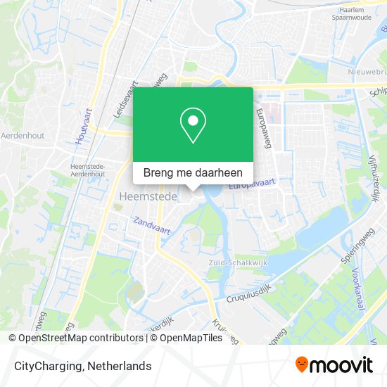 CityCharging kaart