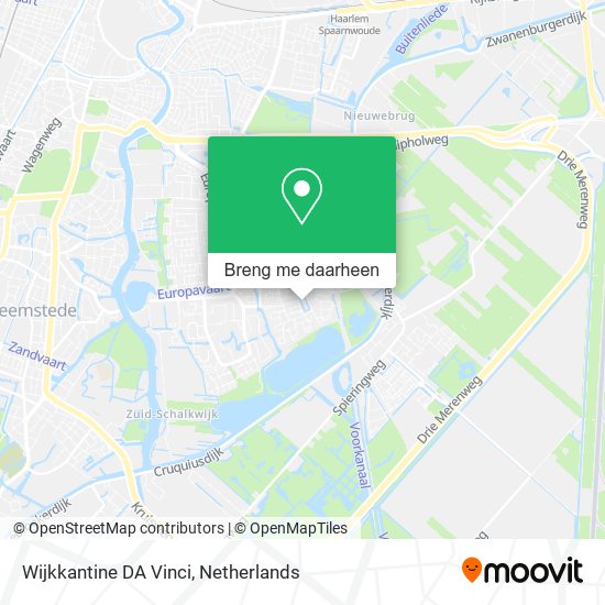 Wijkkantine DA Vinci kaart