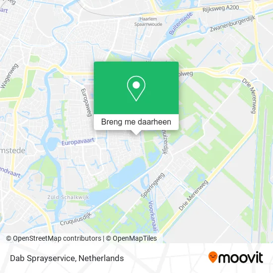 Dab Sprayservice kaart