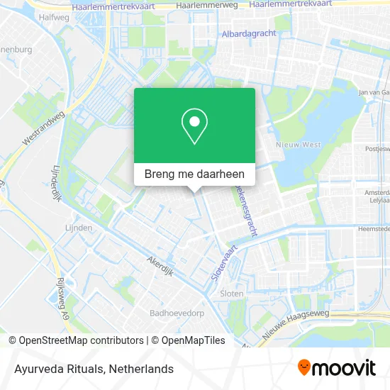 Ayurveda Rituals kaart