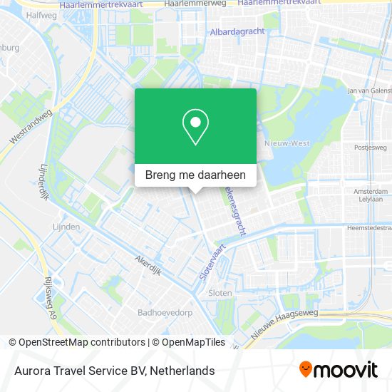 Aurora Travel Service BV kaart