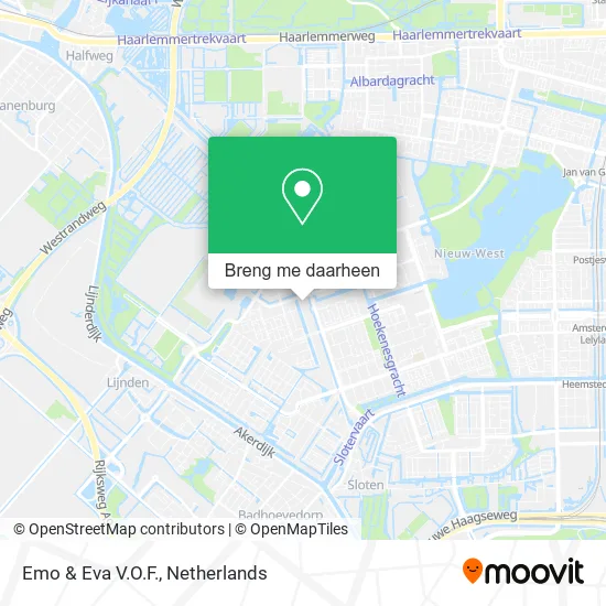 Emo & Eva V.O.F. kaart